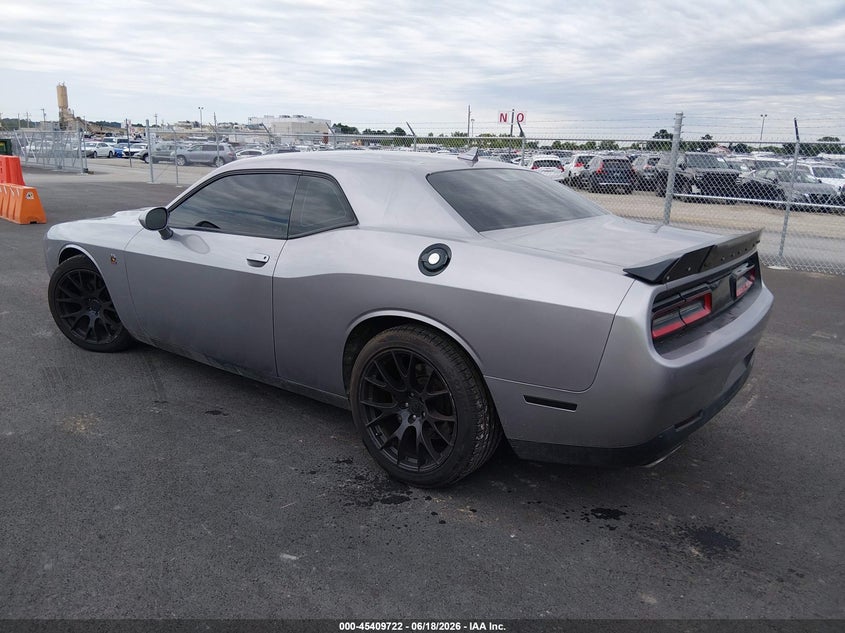 Vin: 2c3cdzfj1jh241122, lot: 45907744, dodge challenger r/t scat pack 20183
