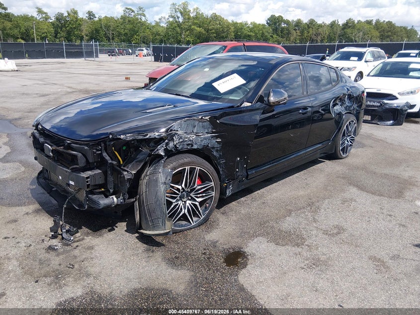 Vin: knae55lc1n6101706, lot: 45907789, kia stinger gt2 20222
