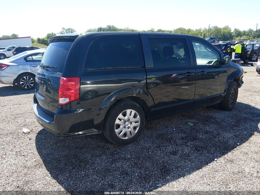 Vin: 2c4rdgbg8jr181242, lot: 45907796, dodge grand caravan se 20184