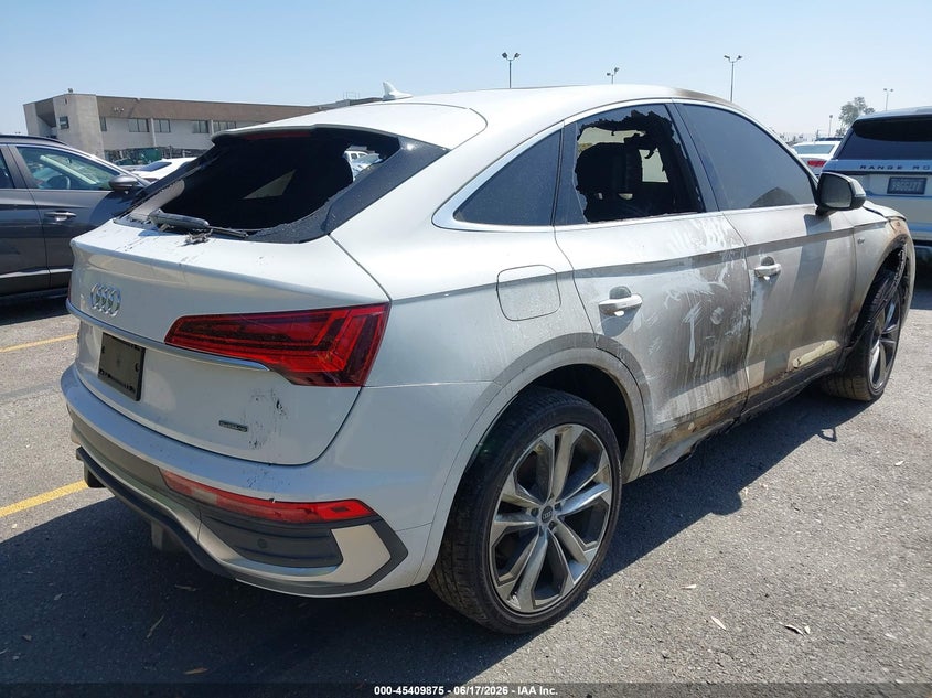 Vin: wa15aafy2m2097535, lot: 45907897, audi q5 sportback premium plus 45 tfsi quattro s tronic 20214