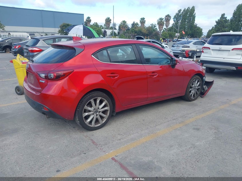 Vin: jm1bm1m33e1195567, lot: 45907935, mazda mazda3 s grand touring 20144