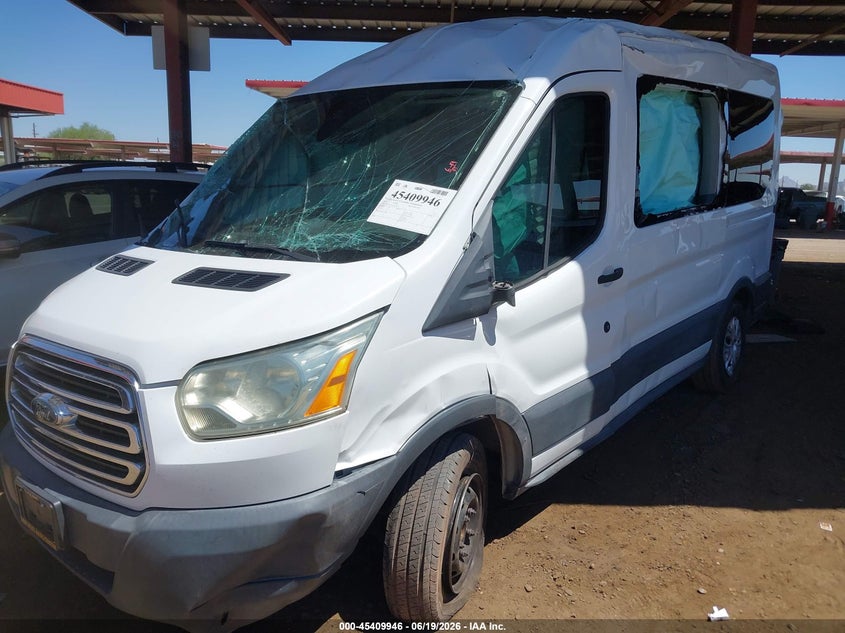 Vin: 1fmzk1cm3fka28471, lot: 45907968, ford transit-150 xlt 20152