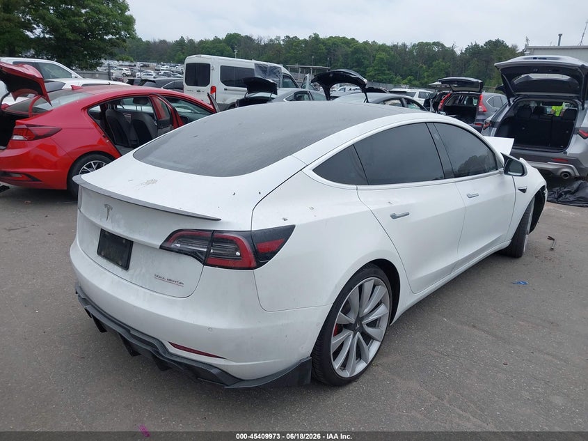 Vin: 5yj3e1eb8kf440406, lot: 45907994, tesla model 3 long range/performance 20194