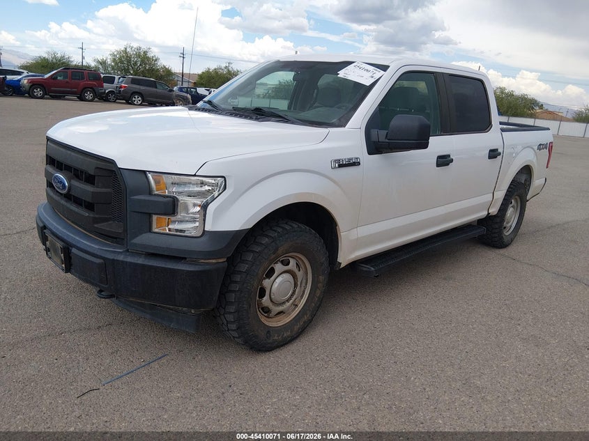 2017 Ford F-150, Обычный износ, IAAI, VIN 1FTEW1E82HKD63652 — фото 2