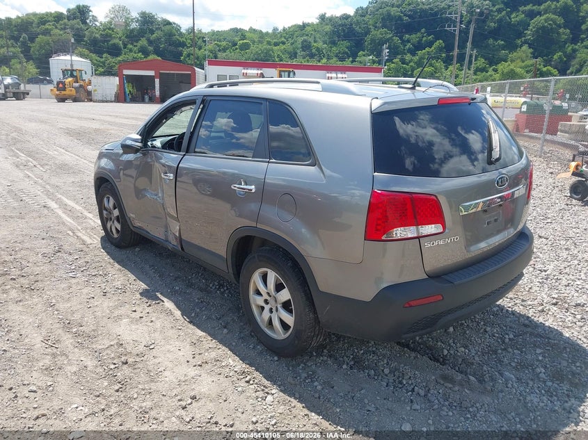 Vin: 5xyktda24cg297277, lot: 45908127, kia sorento lx v6 20123