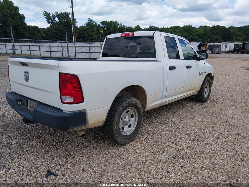 Vin: 1c6rr6ftxhs591592, lot: 45908182, ram 1500 tradesman  4x2 6'4 box 20174