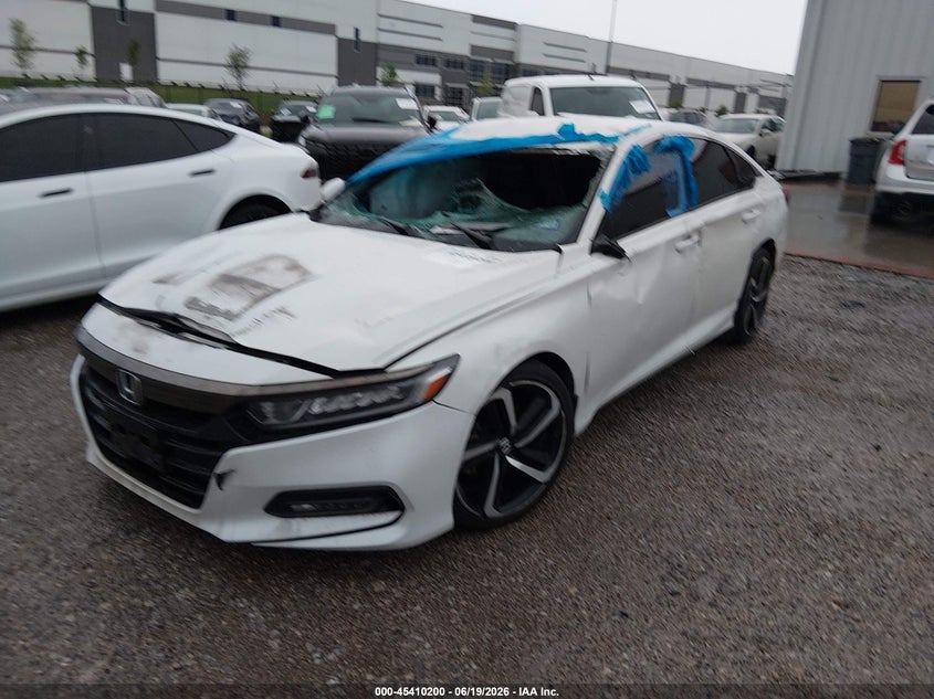 2019 Honda Accord Sport, All Over, IAAI, VIN 1HGCV1F36KA073071 — photo 2