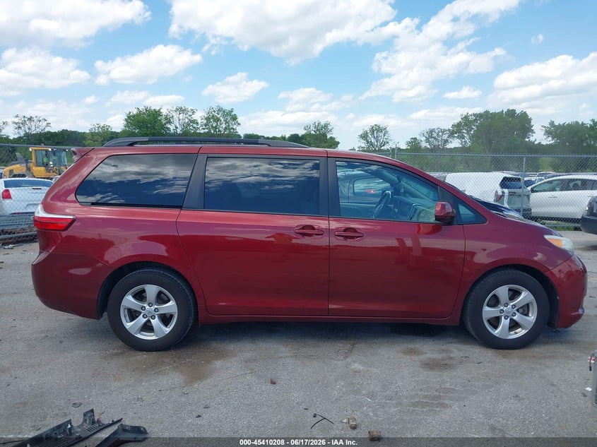 VIN 5TDKZ3DCXHS813469 2017 TOYOTA SIENNA LE 8 PASSENGER