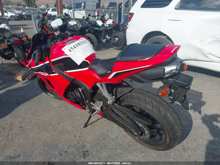2017 HONDA CBR600 auction photo 3