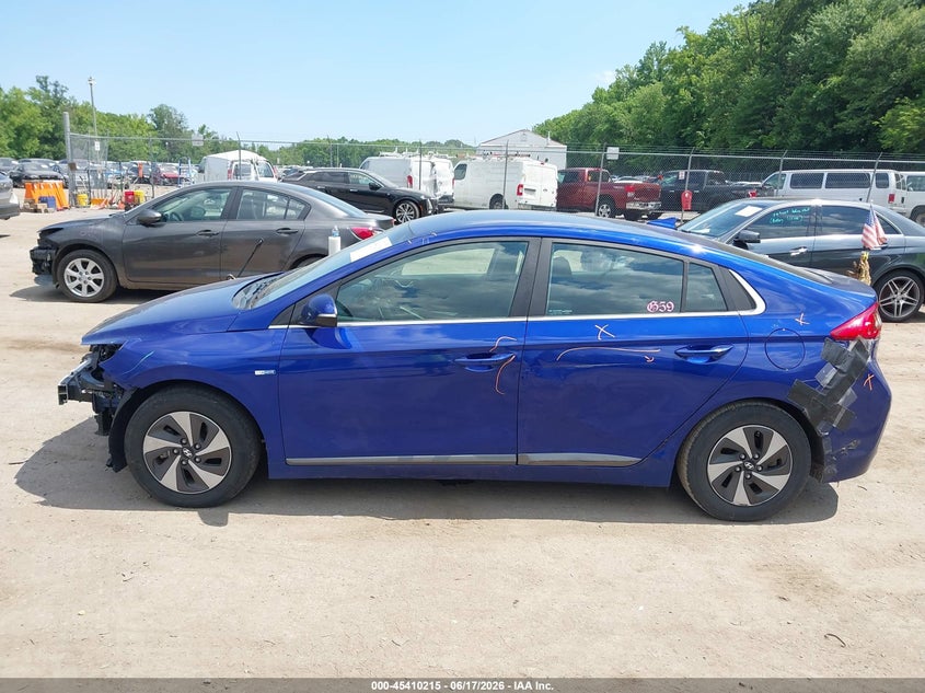 2019 Hyundai Ioniq Hybrid Sel VIN: KMHC75LC9KU120673 Lot: 45410215