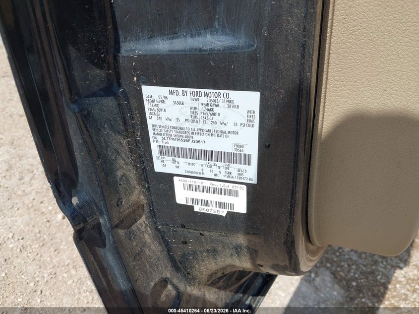 2006 LINCOLN MARK LT TRUCK 5.4L V-8 VVT, 300HP