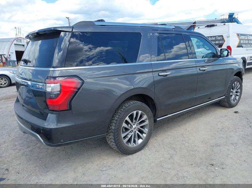 Vin: 1fmjk2at2jea67671, lot: 45908337, ford expedition max limited 20184