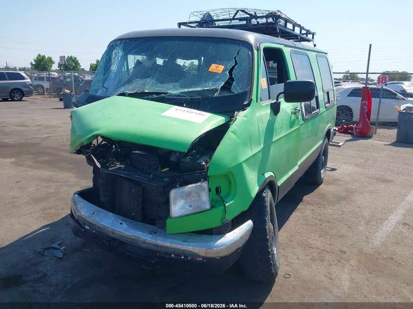DODGE RAM VAN 2500 1997 VIN 2B6HB21X9VK566916