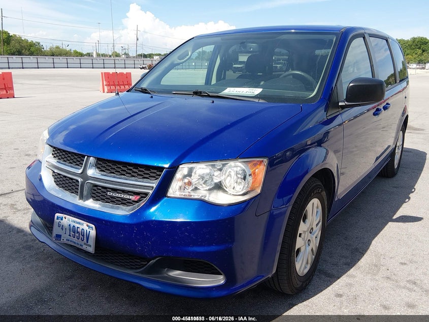Vin: 2c4rdgbg9jr273329, lot: 45908555, dodge grand caravan se 20182