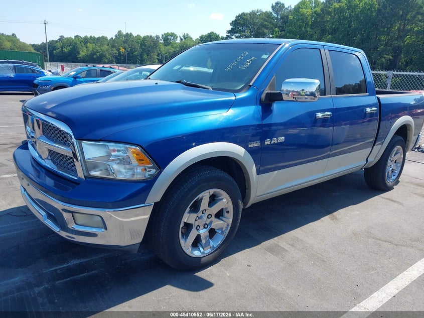 Vin: 1d7rv1ct3as173656, lot: 45908574, dodge ram 1500 laramie 20102