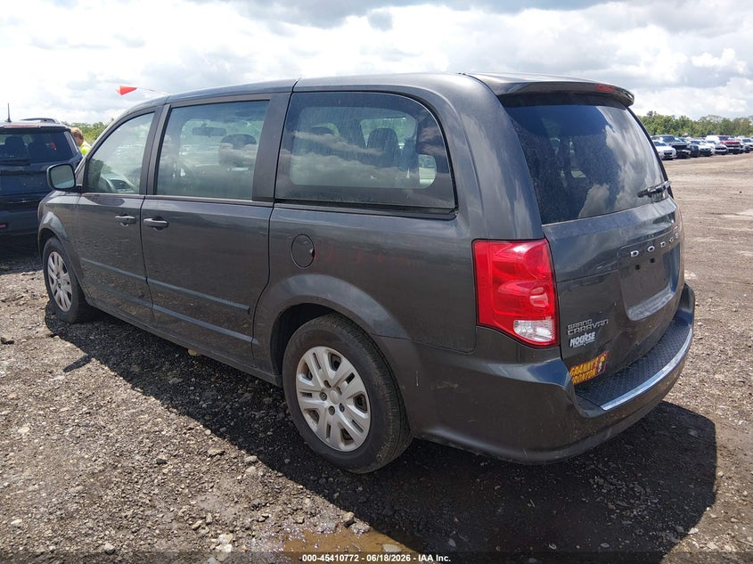 Vin: 2c4rdgbg1gr192351, lot: 45908794, dodge grand caravan american value pkg 20163