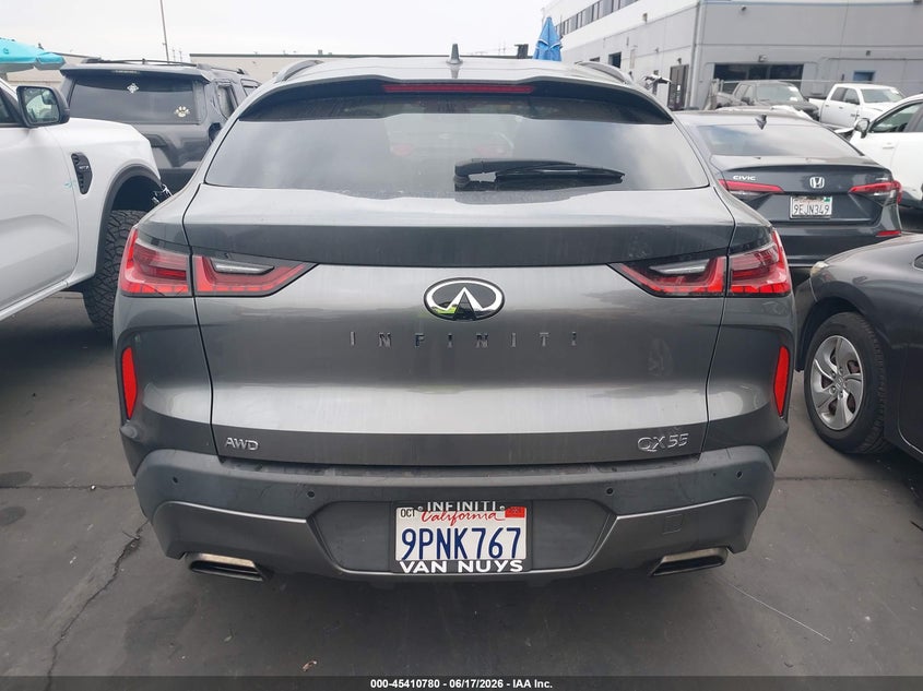2023 Infiniti Qx55 Luxe Awd VIN: 3PCAJ5JR6PF122353 Lot: 45410780