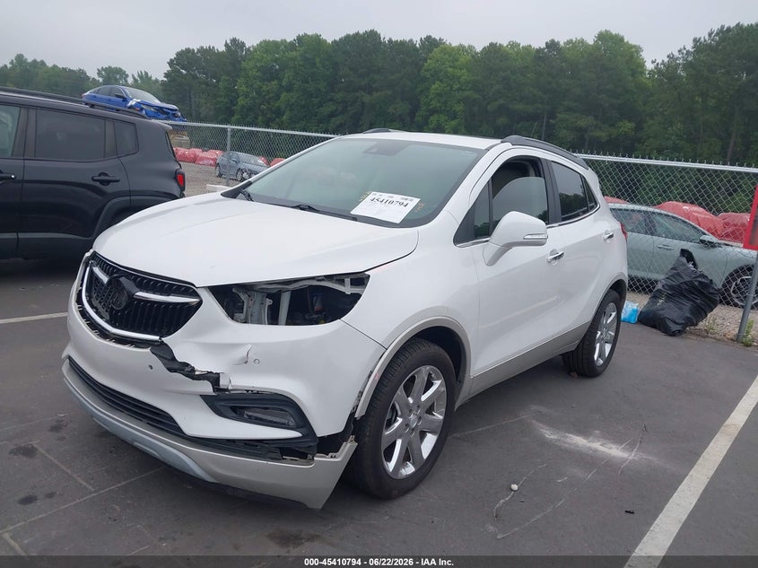 Vin: kl4cjdsb3hb256952, lot: 45908816, buick encore premium 20172