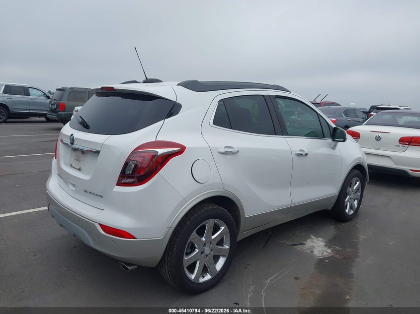 Vin: kl4cjdsb3hb256952, lot: 45908816, buick encore premium 20174