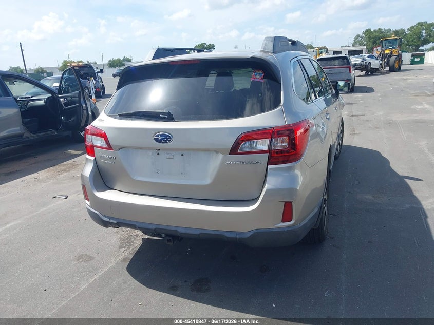 Vin: 4s4bsbnc7f3316404, lot: 45908869, subaru outback 2.5i limited 20154
