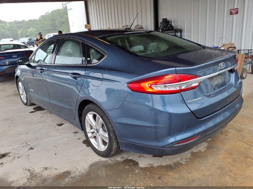 Vin: 3fa6p0uu7jr235912, lot: 45908893, ford fusion hybrid s 20183