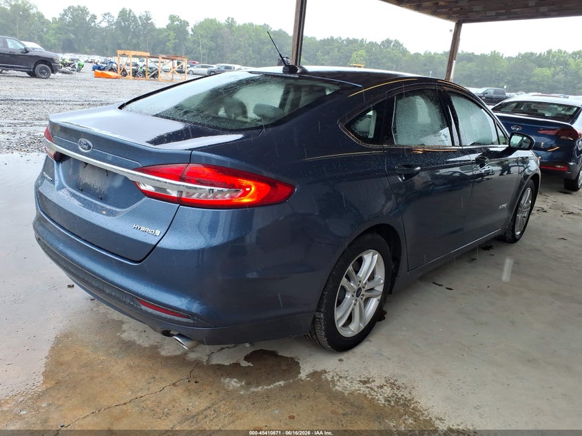 Vin: 3fa6p0uu7jr235912, lot: 45908893, ford fusion hybrid s 20184