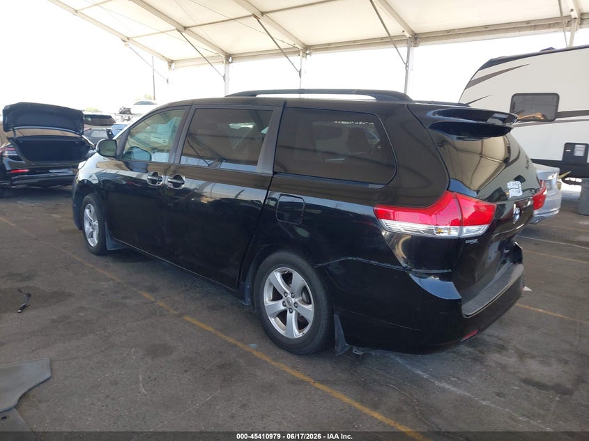 2014 TOYOTA SIENNA VIN 5TDKK3DC5ES451180 nuotrauka 3