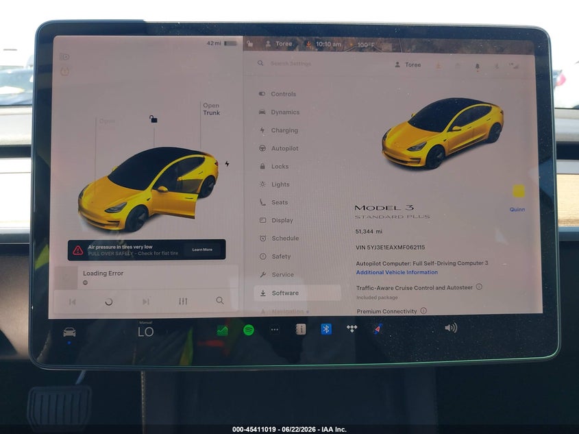 2021 TESLA MODEL 3 auction photo 7