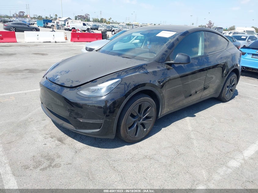 Vin: 7saygded0rf207216, lot: 45909045, tesla model y long range single motor rear-wheel drive/rwd 20242