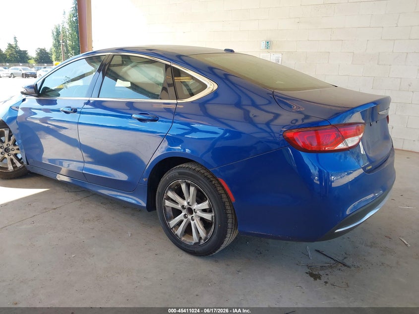 Vin: 1c3cccab0fn719237, lot: 45909046, chrysler 200 limited 20153