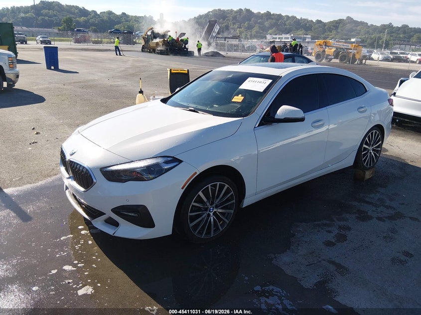 Vin: wba73ak08l7f54472, lot: 45909053, bmw 228i gran coupe xdrive 20202
