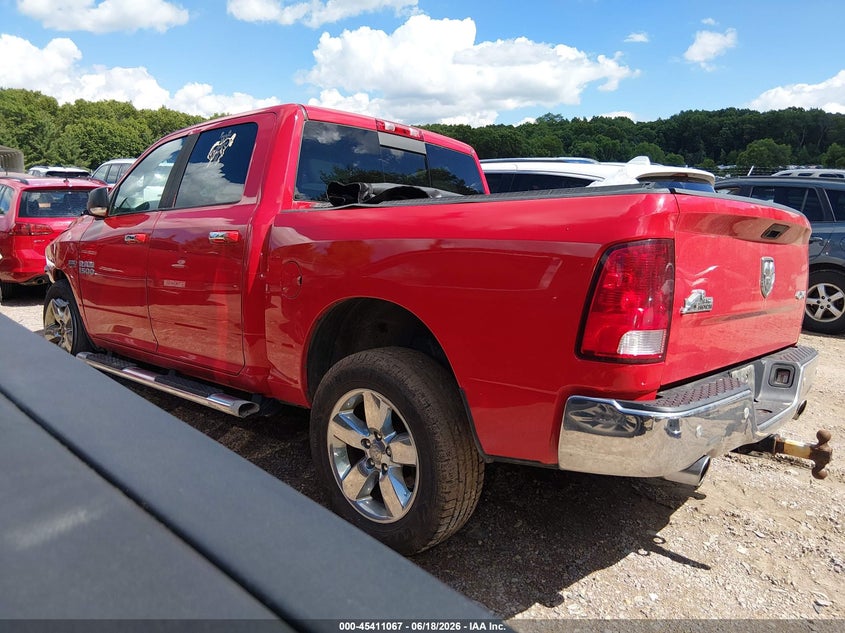Vin: 3c6rr7lt8gg338805, lot: 45909089, ram 1500 big horn 20163