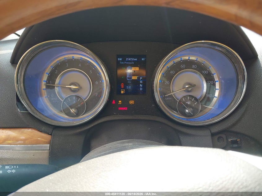 2014 CHRYSLER 300C SEDAN 3.6L V-6 DOHC, VVT, 292HP