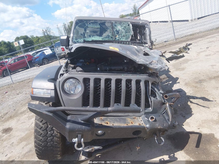 2022 Jeep Gladiator Rubicon 4X4 VIN: 1C6JJTBG8NL122647 Lot: 45411158