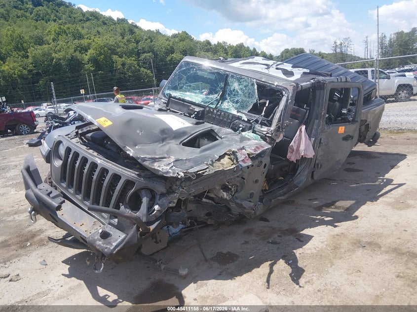 Vin: 1c6jjtbg8nl122647, lot: 45909180, jeep gladiator rubicon 4x4 20222