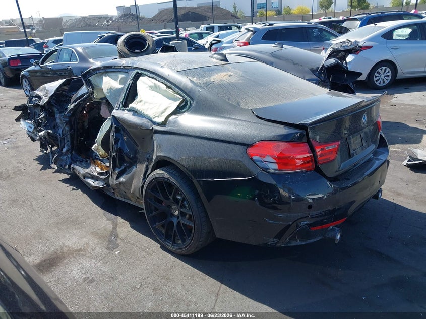 Vin: wba4p1c39hk522759, lot: 45909221, bmw 440i 20173