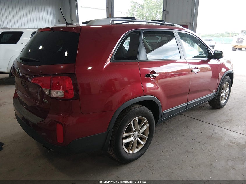 Vin: 5xyktda62fg562883, lot: 45909300, kia sorento lx 20154