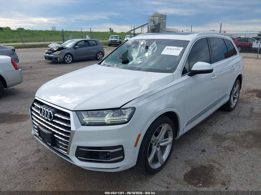 Vin: wa1vaaf72kd024089, lot: 45909373, audi q7 55 premium 20192