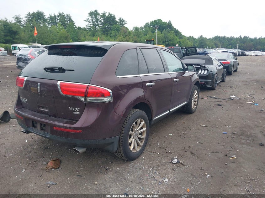 Vin: 2lmdj8jk2bbj23989, lot: 45909375, lincoln mkx 20114