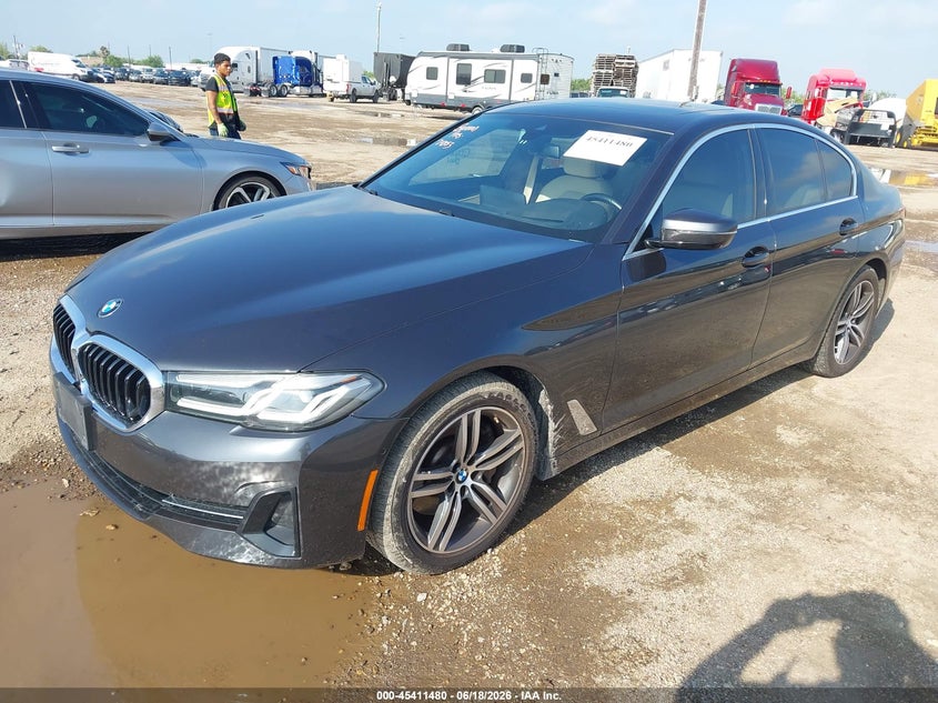 Vin: wba53bh09mwx10107, lot: 45909502, bmw 530i 20212