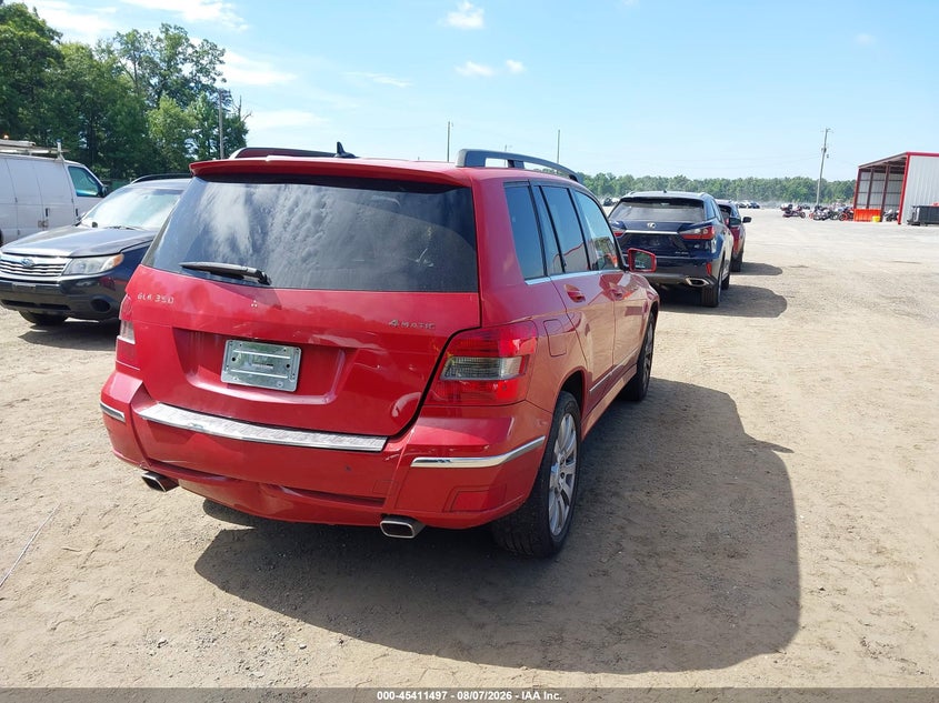 Vin: wdcgg8hb3bf553069, lot: 45909519, mercedes-benz glk 350 4matic 20114