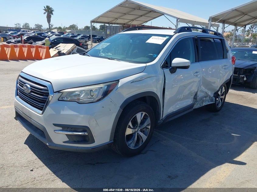 Vin: 4s4wmafd3l3409154, lot: 45909561, subaru ascent premium 20202