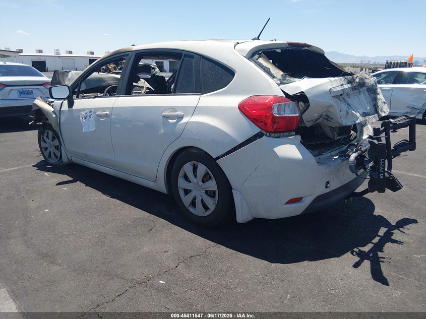 Vin: jf1gpaa60f8256433, lot: 45909569, subaru impreza 2.0i 20153