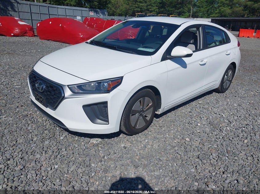 KMHC65LC4MU247031 2021 Hyundai Ioniq Hybrid Blue photo 1