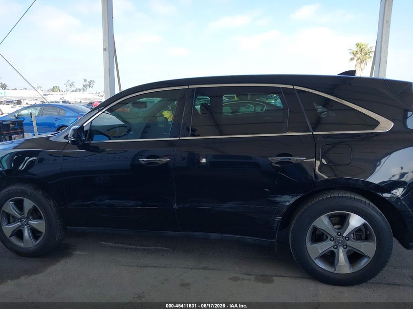 2015 Acura Mdx VIN: 5FRYD3H27FB004683 Lot: 45411631