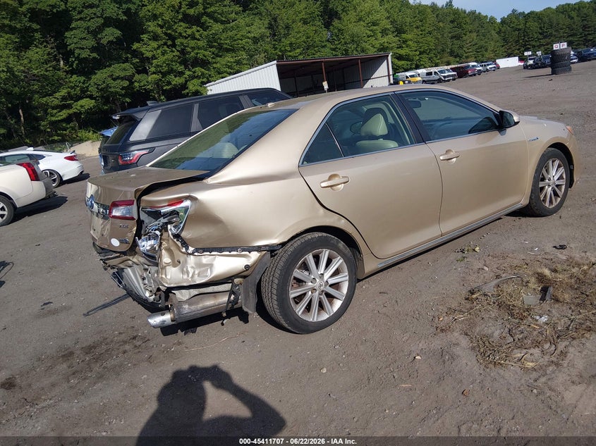 2012 TOYOTA CAMRY HYBRID auction photo 4