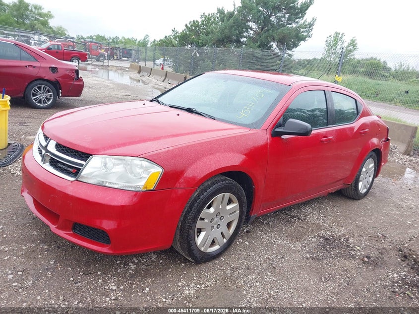 Vin: 1c3cdzab2dn530344, lot: 45909731, dodge avenger se 20132
