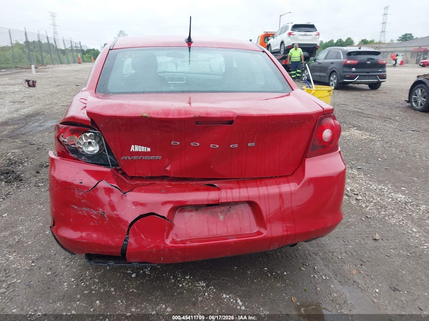2013 Dodge Avenger Se VIN: 1C3CDZAB2DN530344 Lot: 45411709