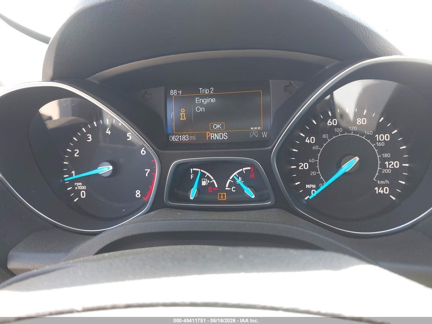 2017 Ford Escape Se VIN: 1FMCU9G94HUE50406 Lot: 45411751