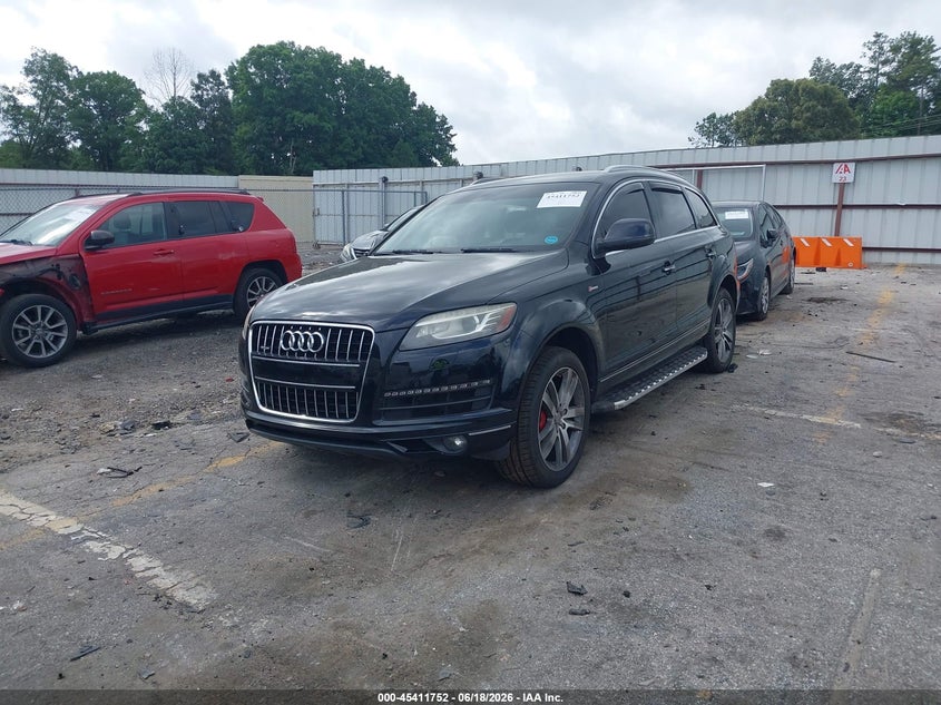 Vin: wa1lgafe0ed006781, lot: 45909774, audi q7 3.0t premium 20142
